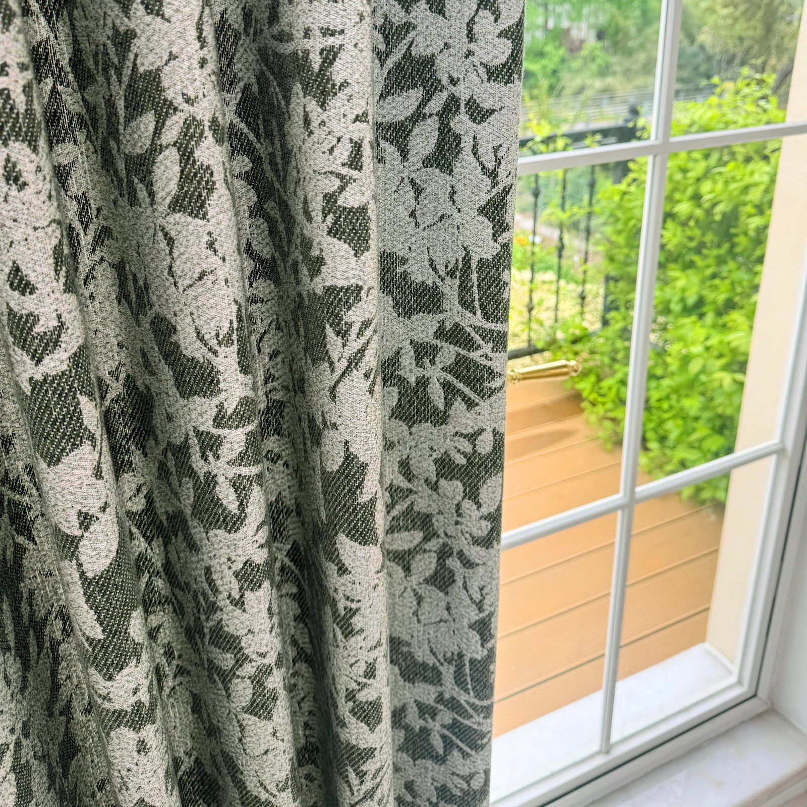 Winslow Floral Jacquard  Curtains