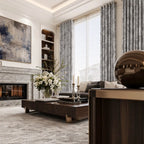 Winslow Floral Jacquard  Curtains