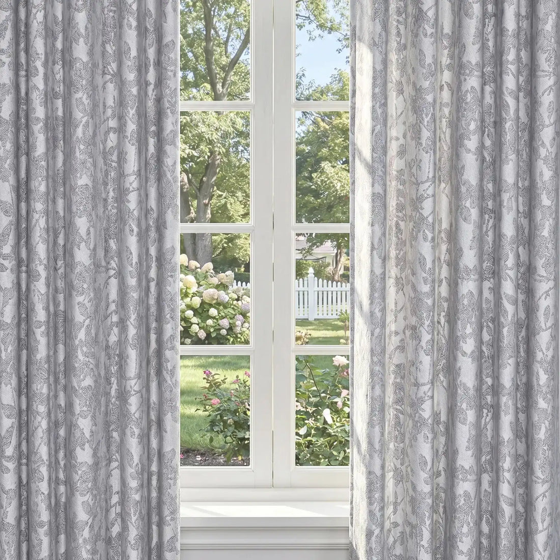 Winslow Floral Jacquard  Curtains