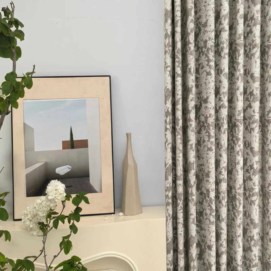 Winslow Floral Jacquard  Curtains