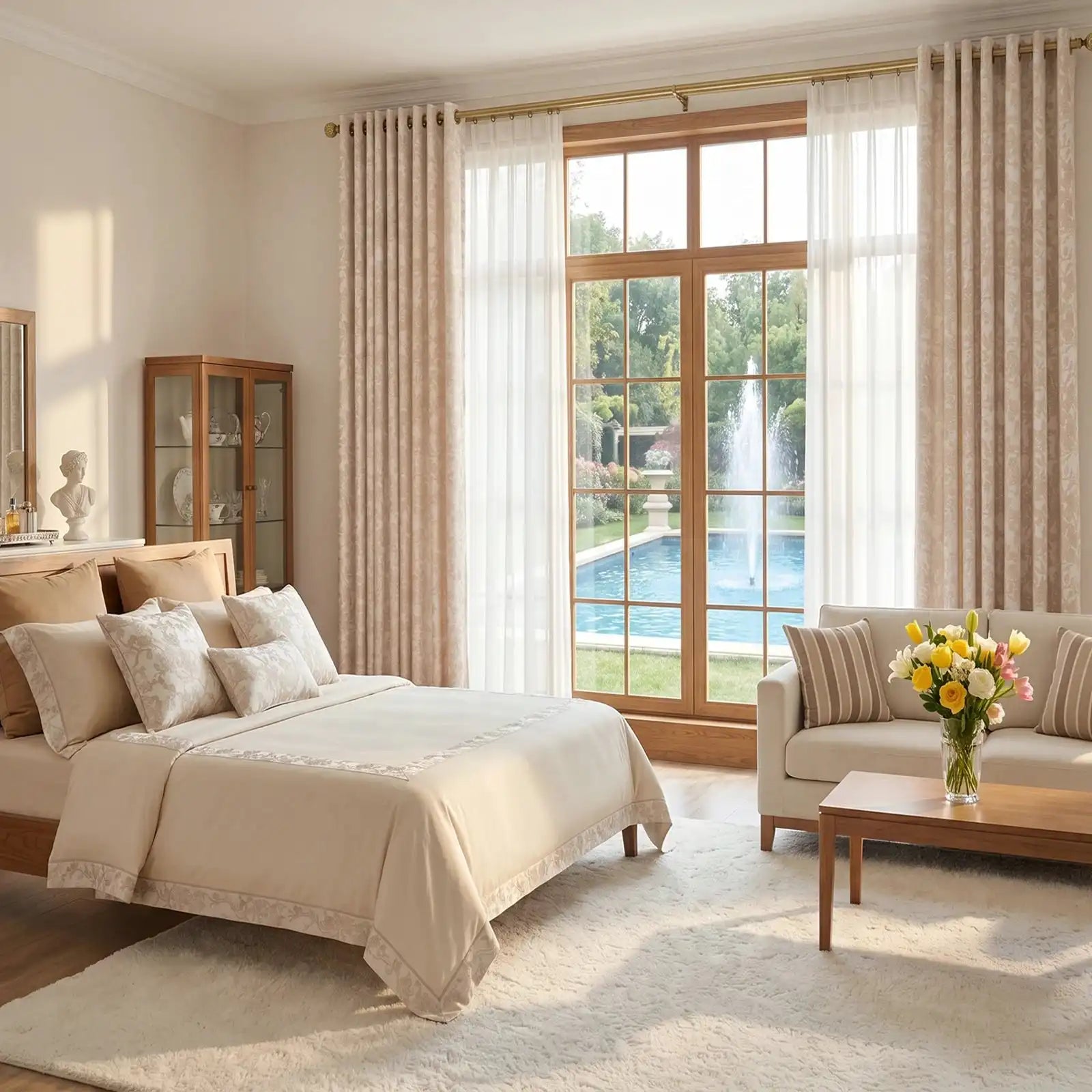 Winslow Floral Jacquard  Curtains