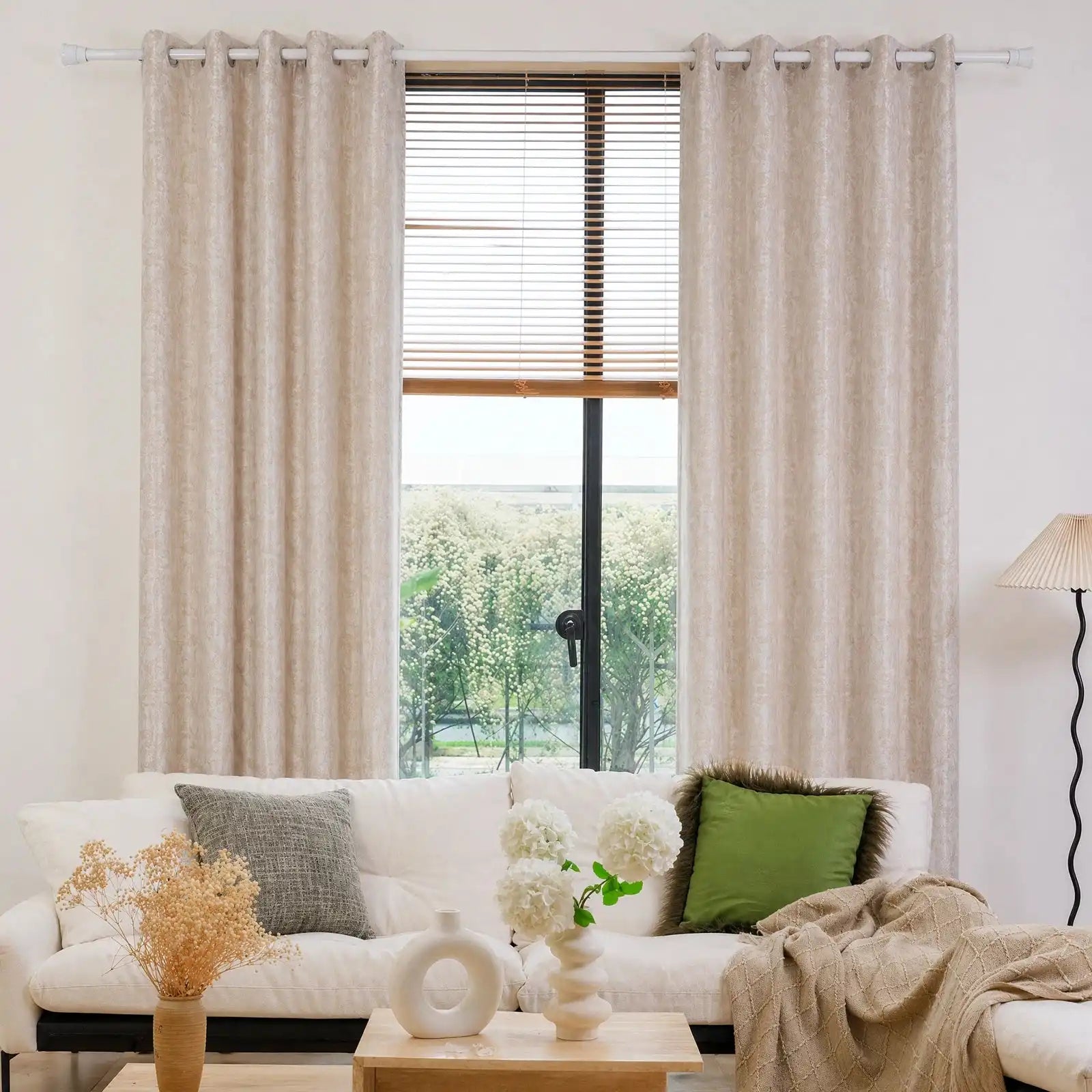 Winslow Floral Jacquard  Curtains