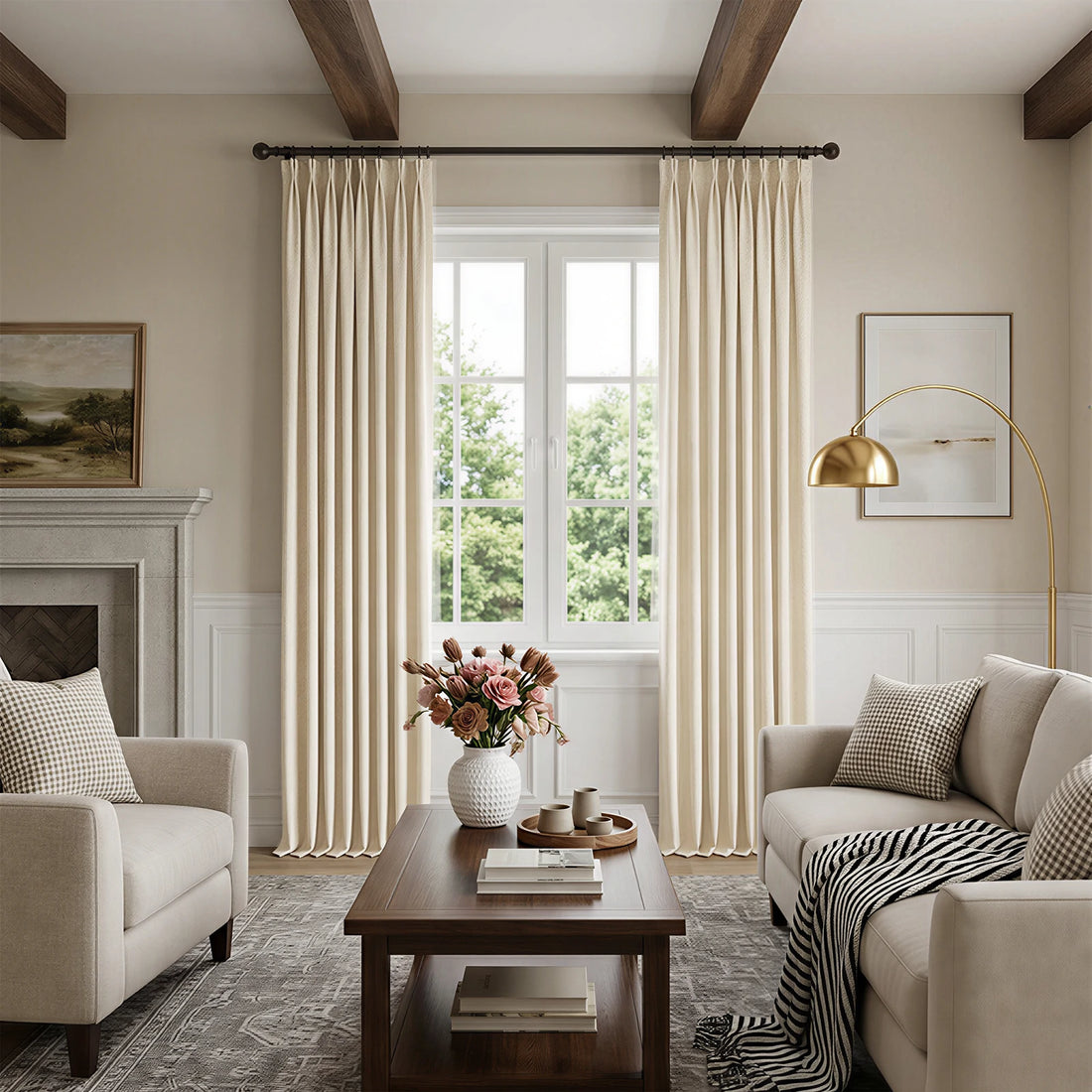 Clement Cotton Blend Curtains