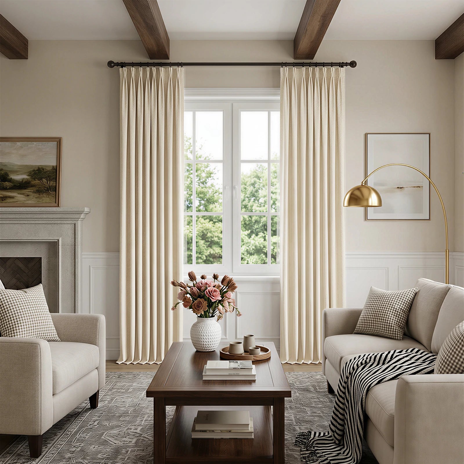 Clement Cotton Blend Curtains