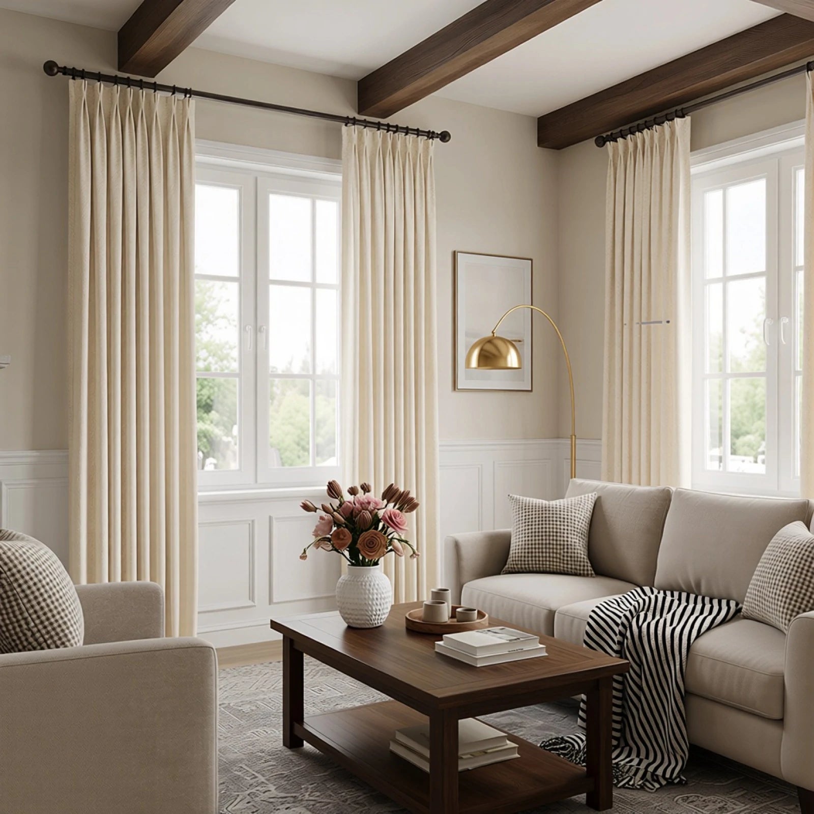 Clement Cotton Blend Curtains
