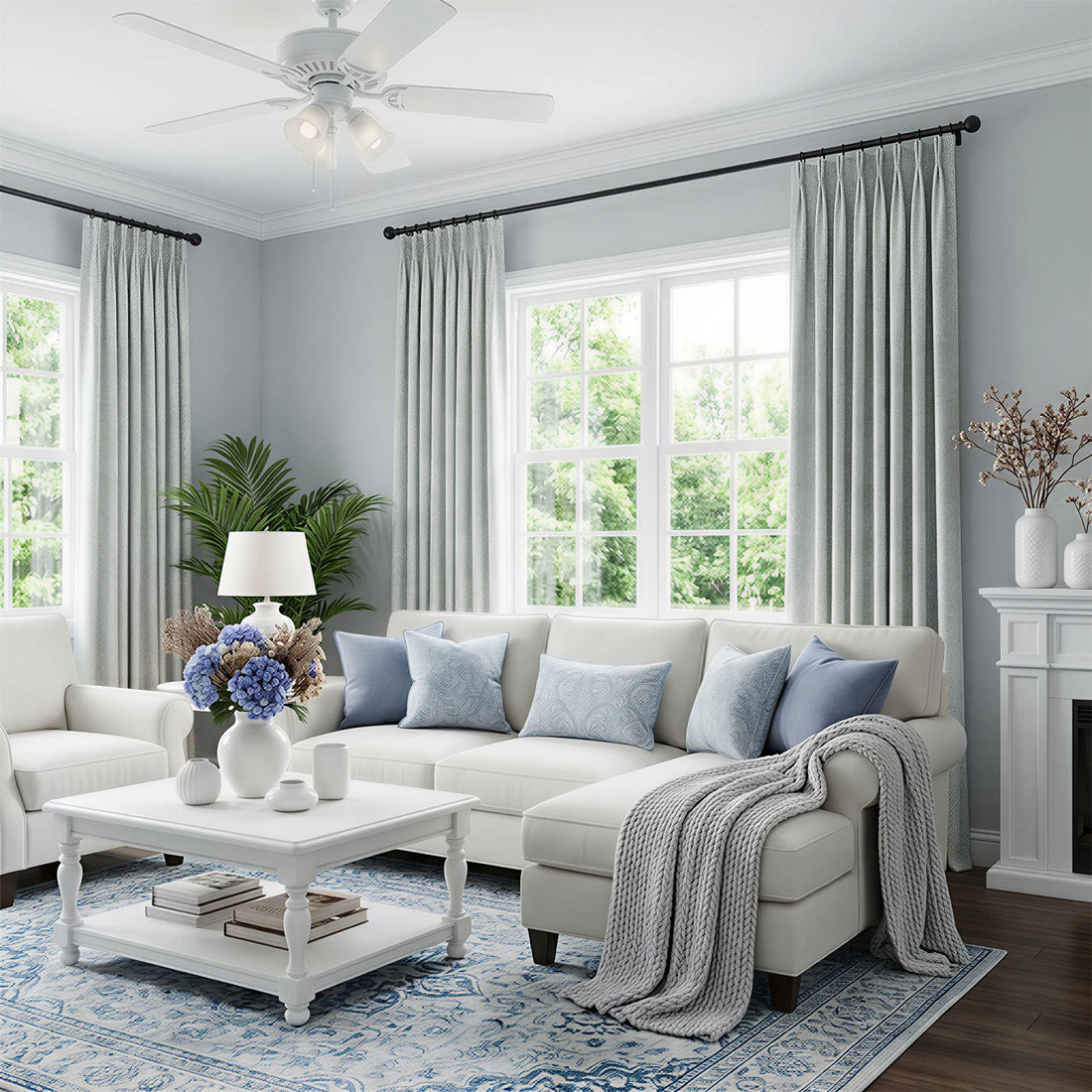 Clement Cotton Blend Curtains