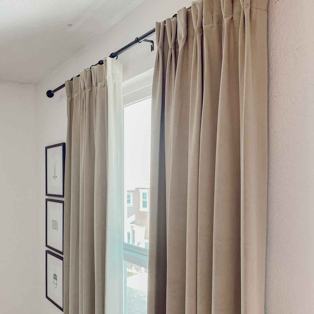 Adrian Cashmere Blackout Curtains