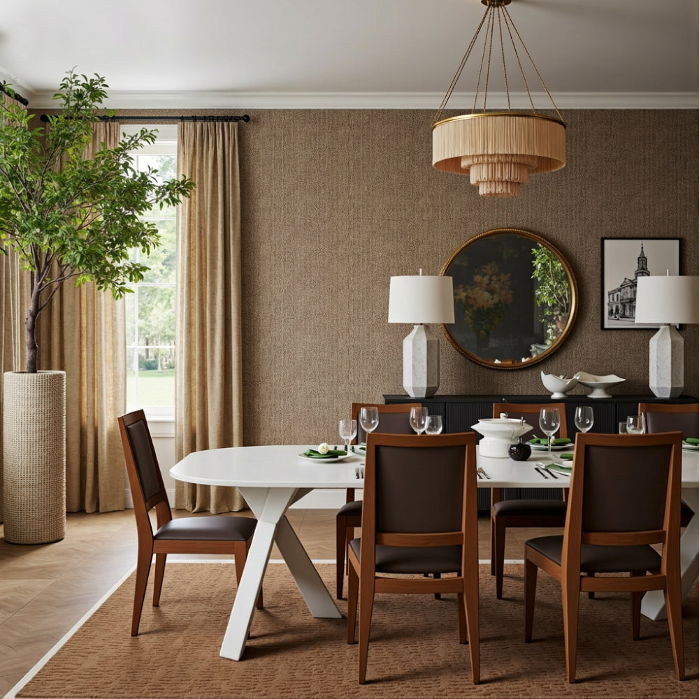 Dining Room Custom Curtains