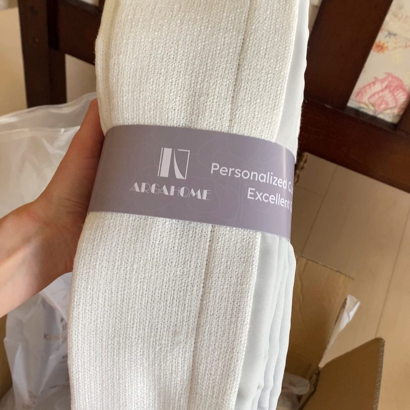 Lucas Cotton Look Blend Curtains