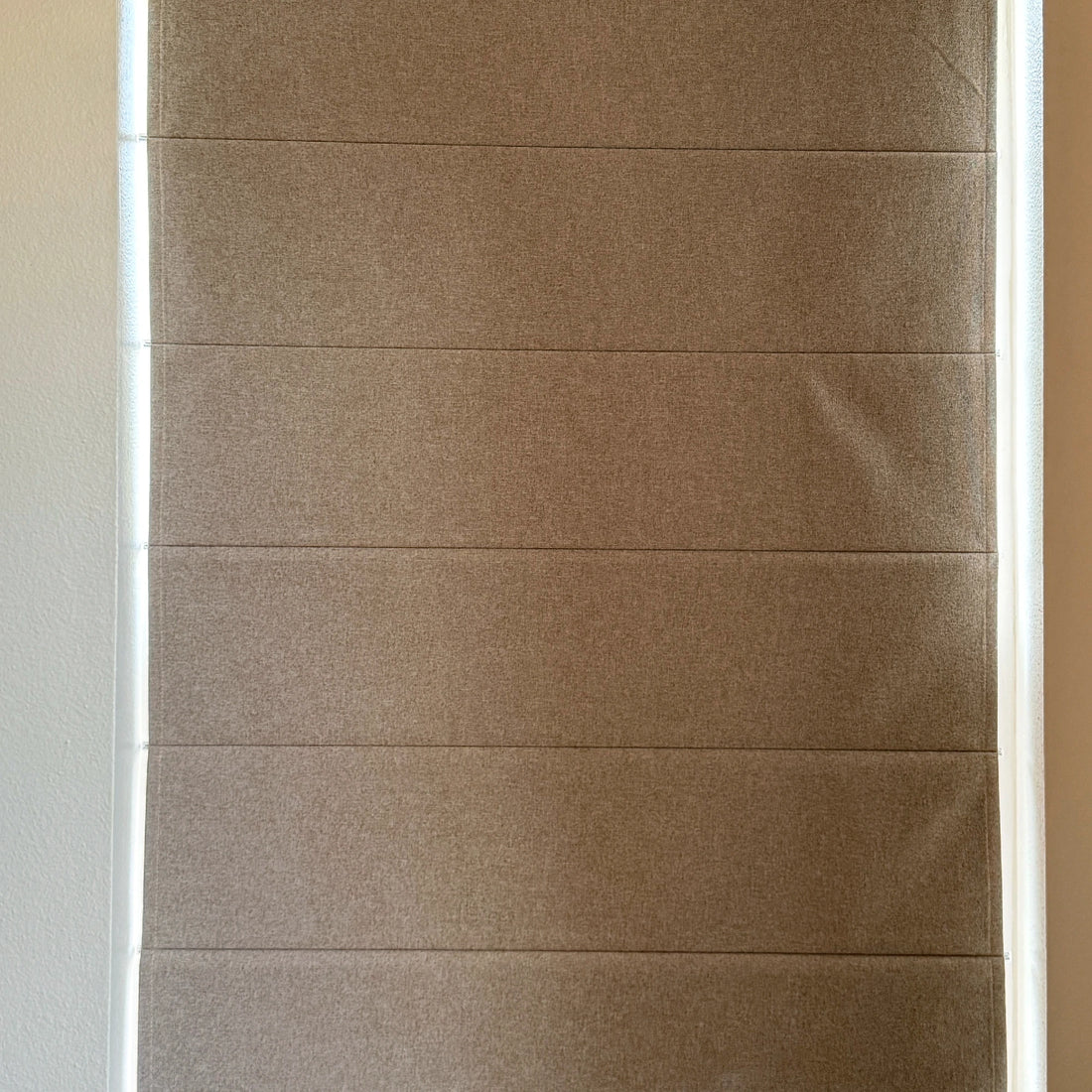 Orion Linen Look 100% Blackout Roman Shades