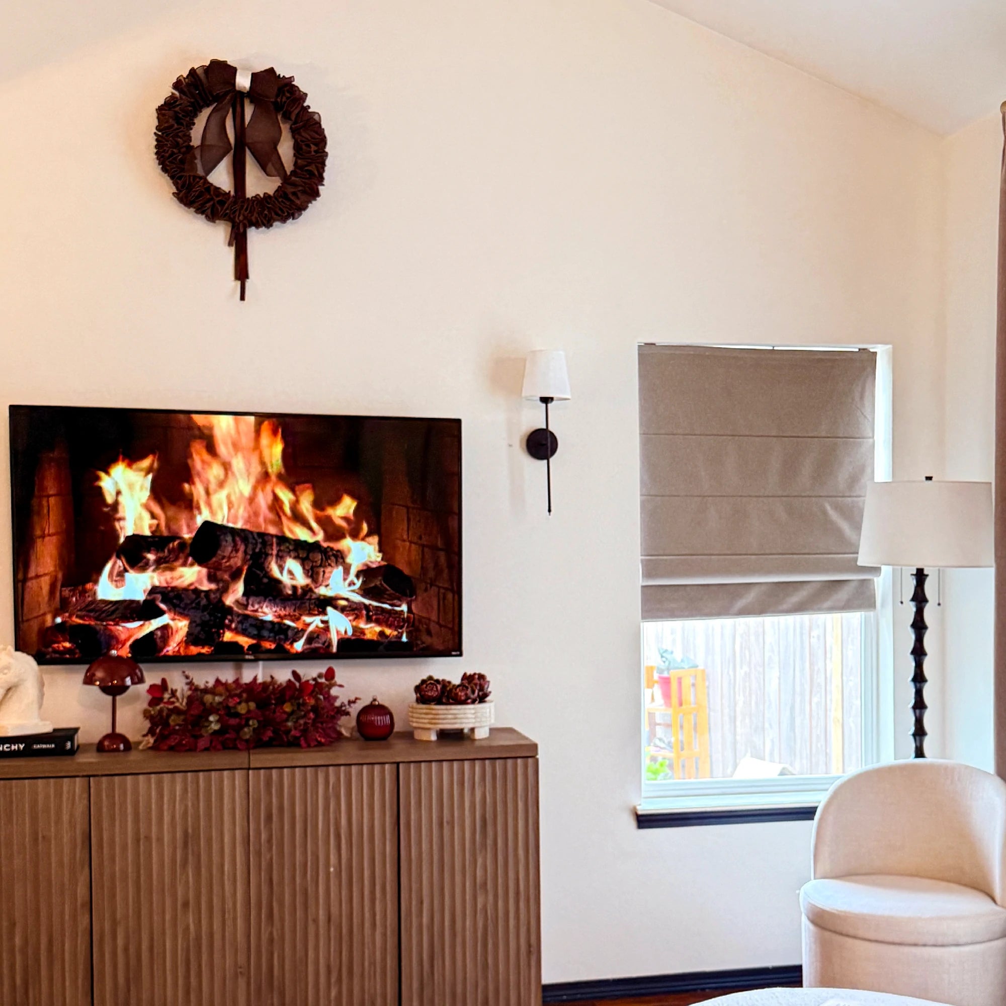 Orion Linen Look 100% Blackout Roman Shades