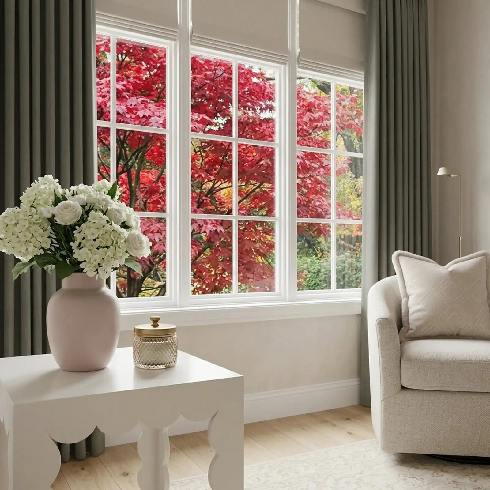 Henry Linen Cotton Look Curtains