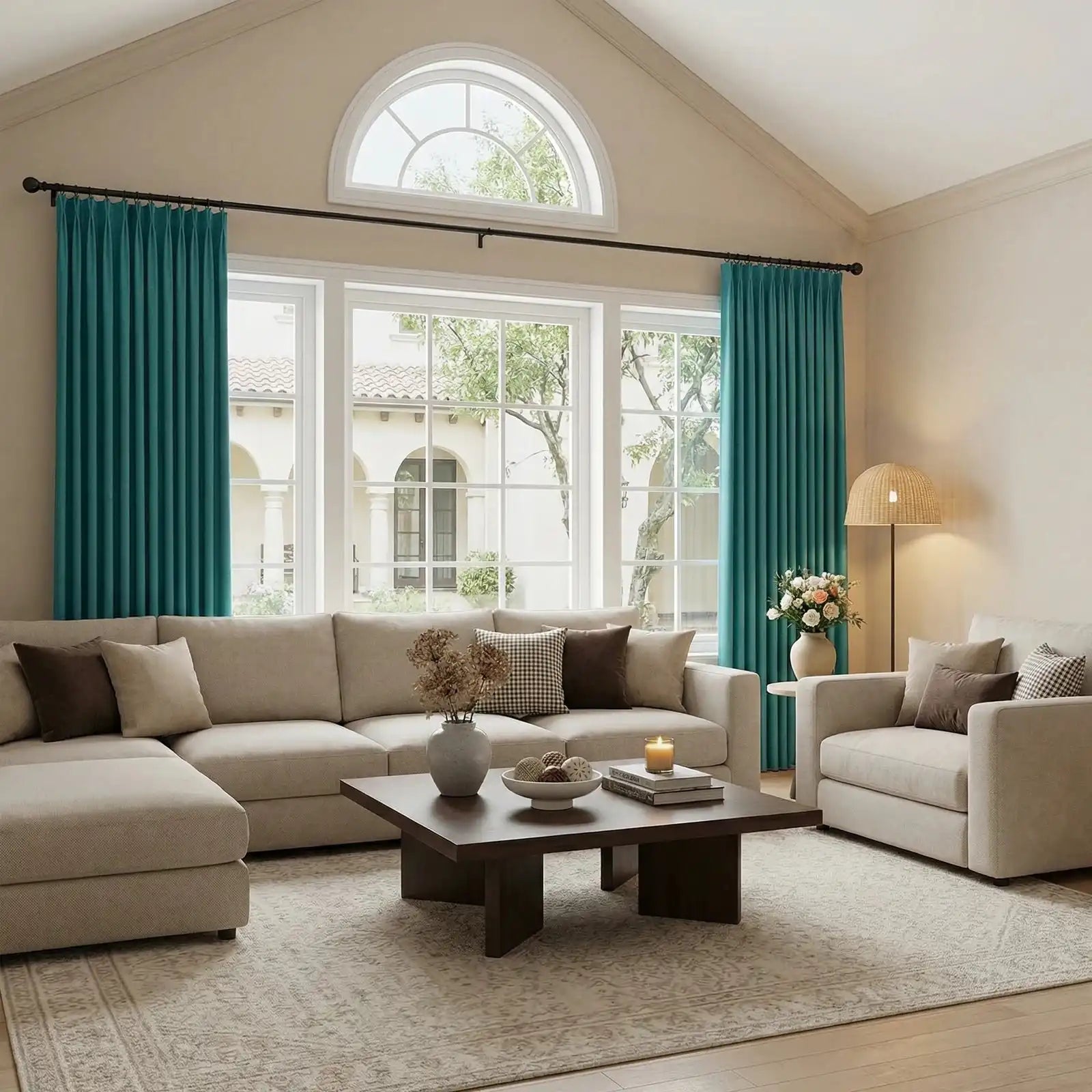 Henry Linen Cotton Look Curtains