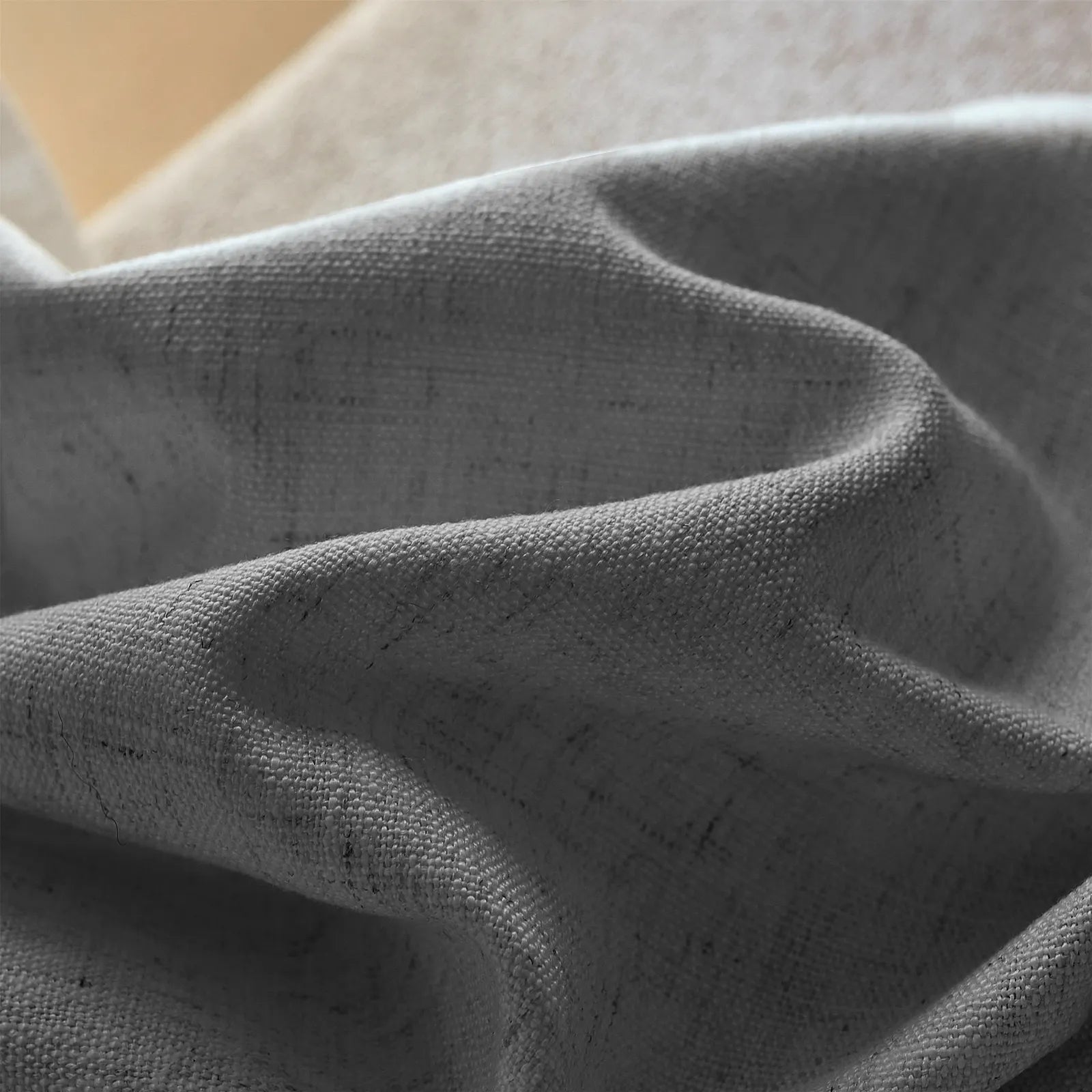 Jasper Dotted Linen Blend Roman Shades