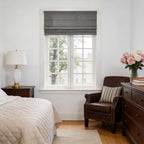 Jasper Dotted Linen Blend Roman Shades