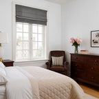 Jasper Dotted Linen Blend Roman Shades
