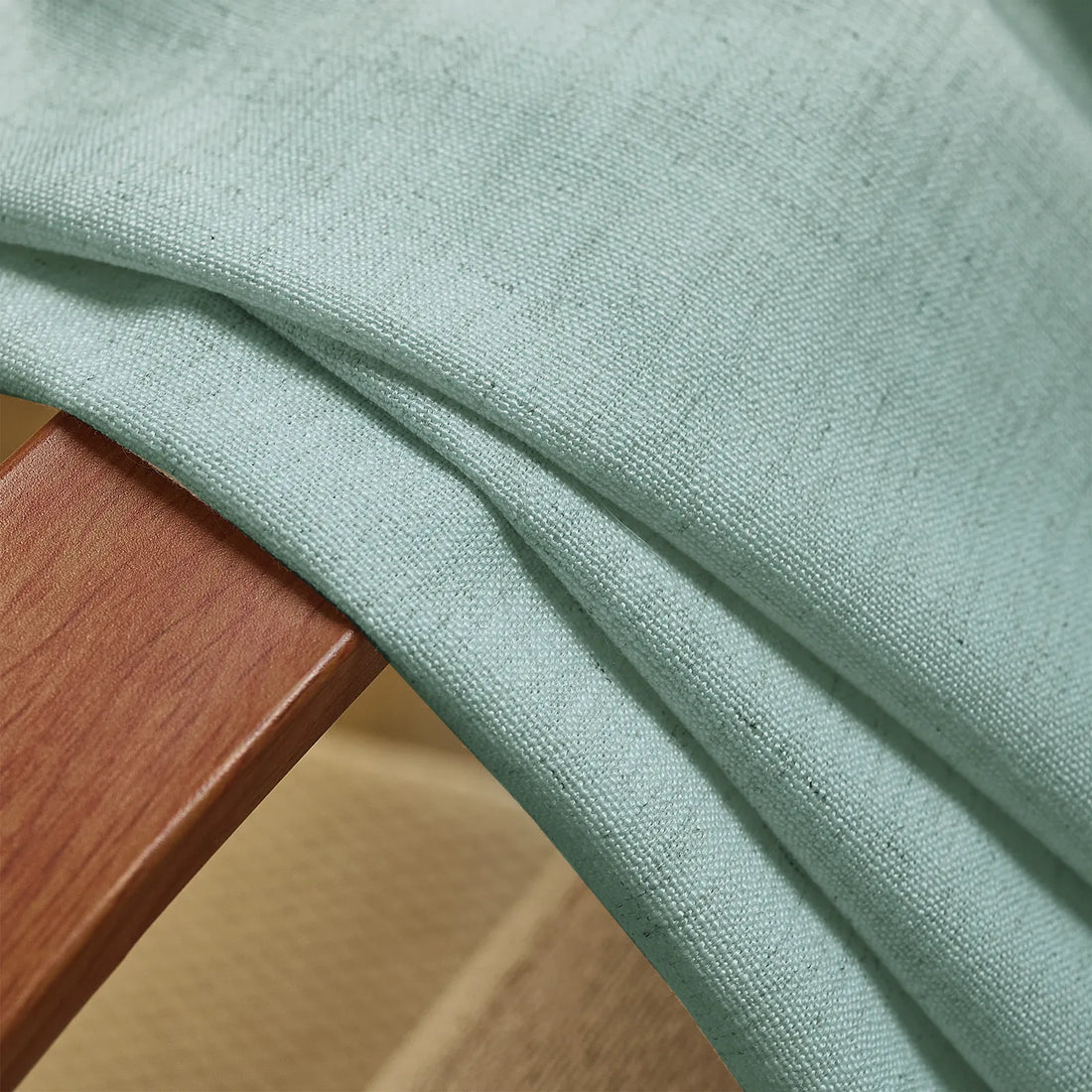 Jasper Dotted Linen Blend Roman Shades