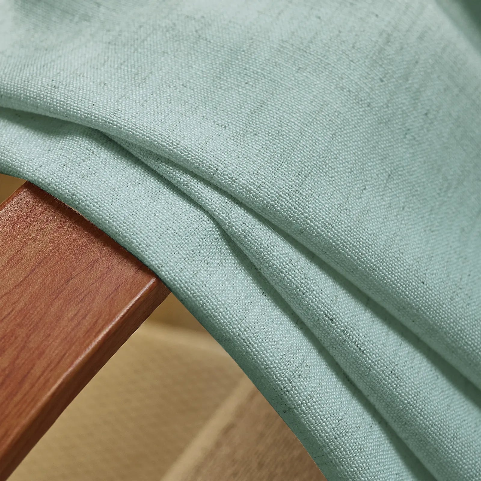 Jasper Dotted Linen Blend Roman Shades