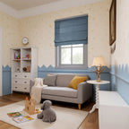 Jasper Dotted Linen Blend Roman Shades