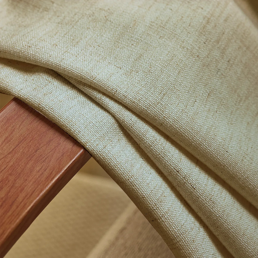 Jasper Dotted Linen Blend Roman Shades
