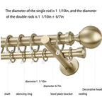Meile Custom Curtain Rod | Made for Extra Wide Windows