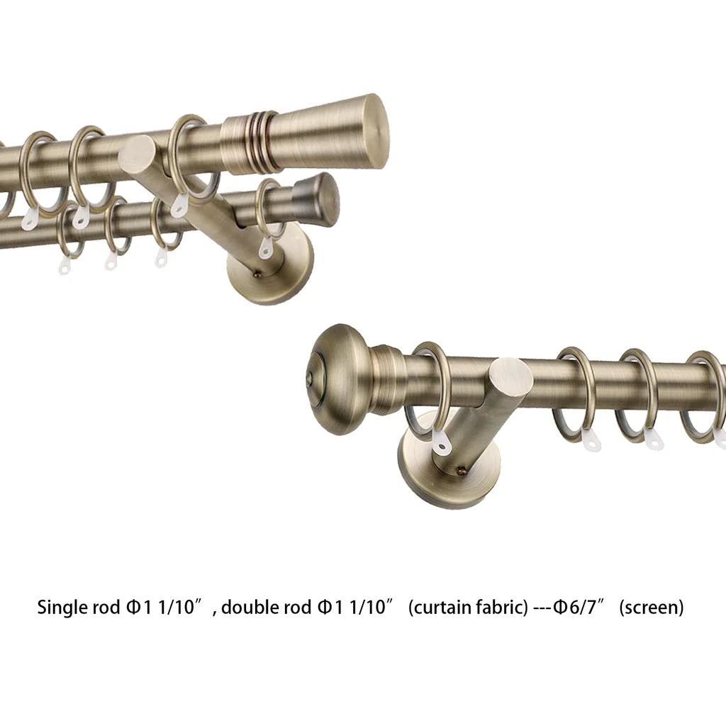 Meile Custom Curtain Rod | Made for Extra Wide Windows