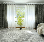 Winslow Floral Jacquard  Curtains