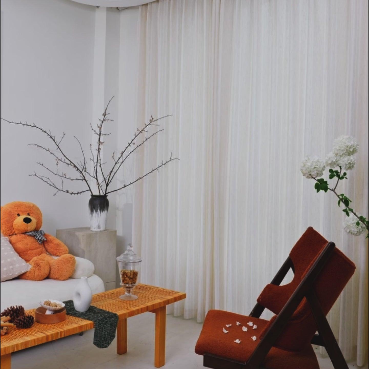 Ocean Woven Stripes Curtains