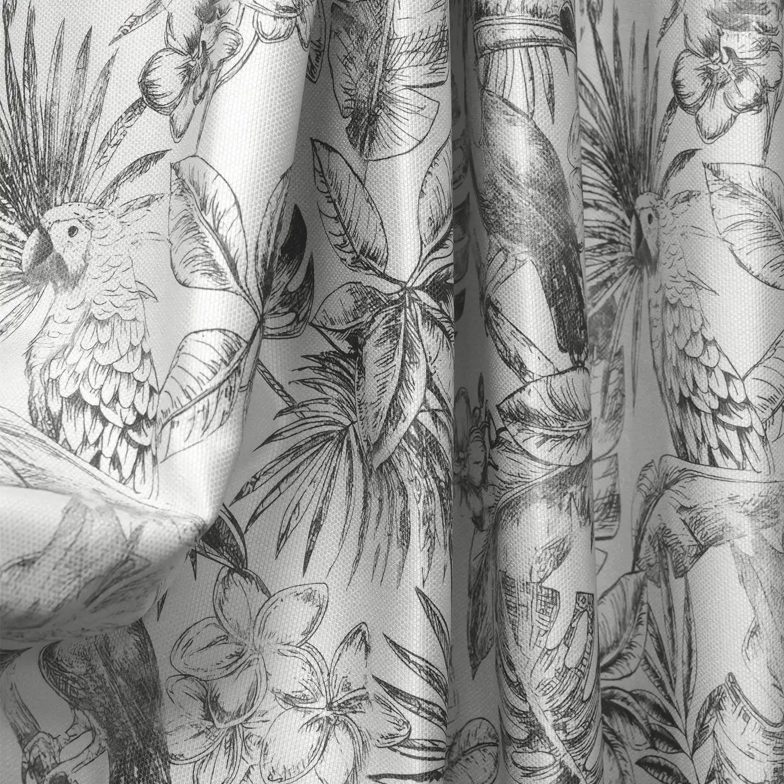 Remy Printed Bird Pattern Curtains