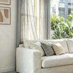Sheila Cotton Semi Sheer Curtains