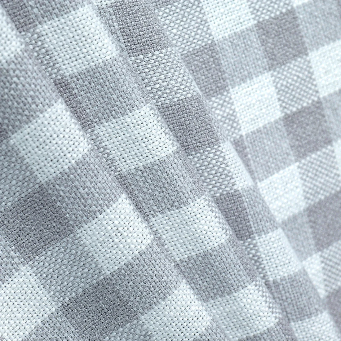 Simon Plaid Linen Textured Curtains