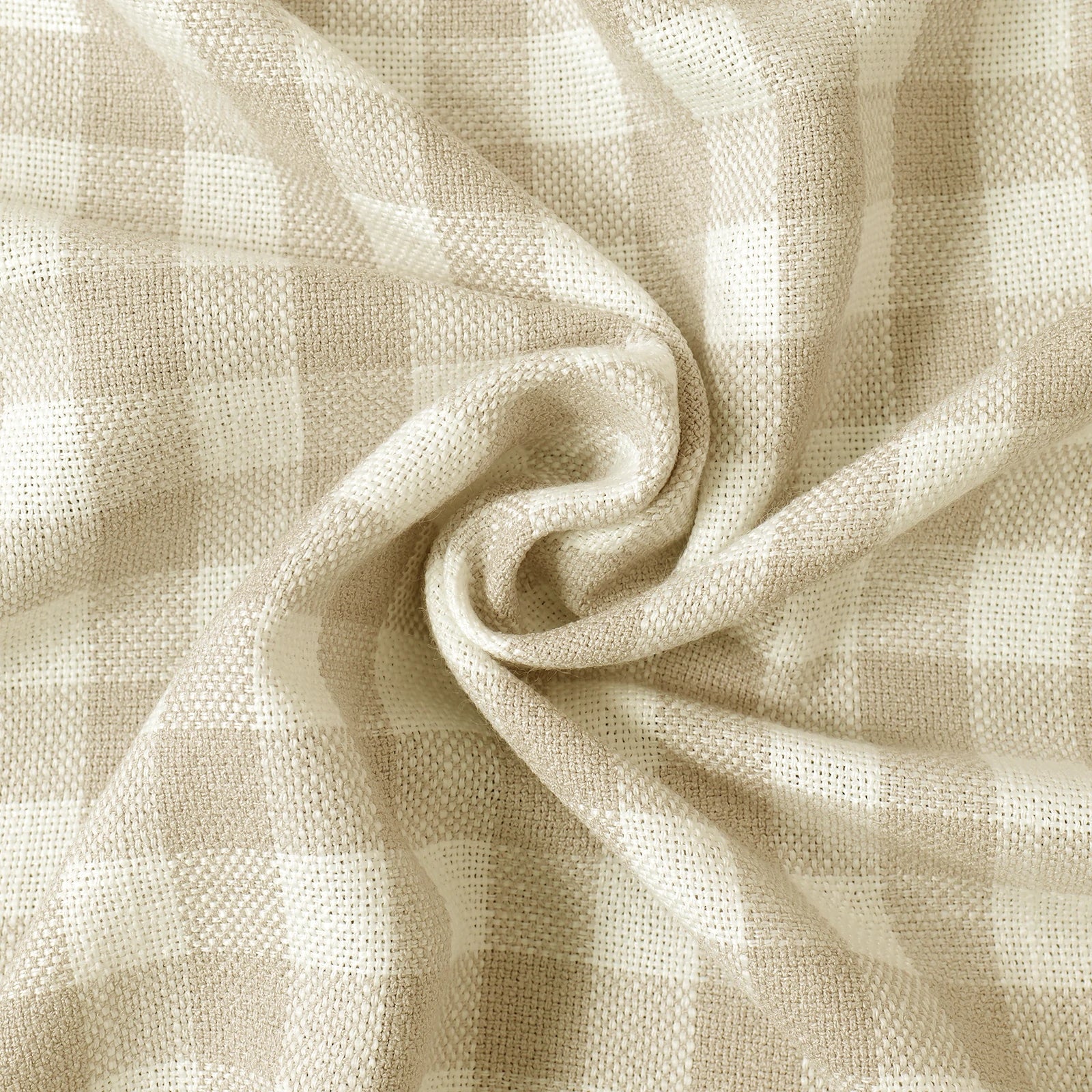 Simon Plaid Patten Cafe Curtains